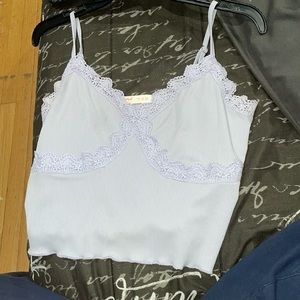 Cute lavender lace tank top